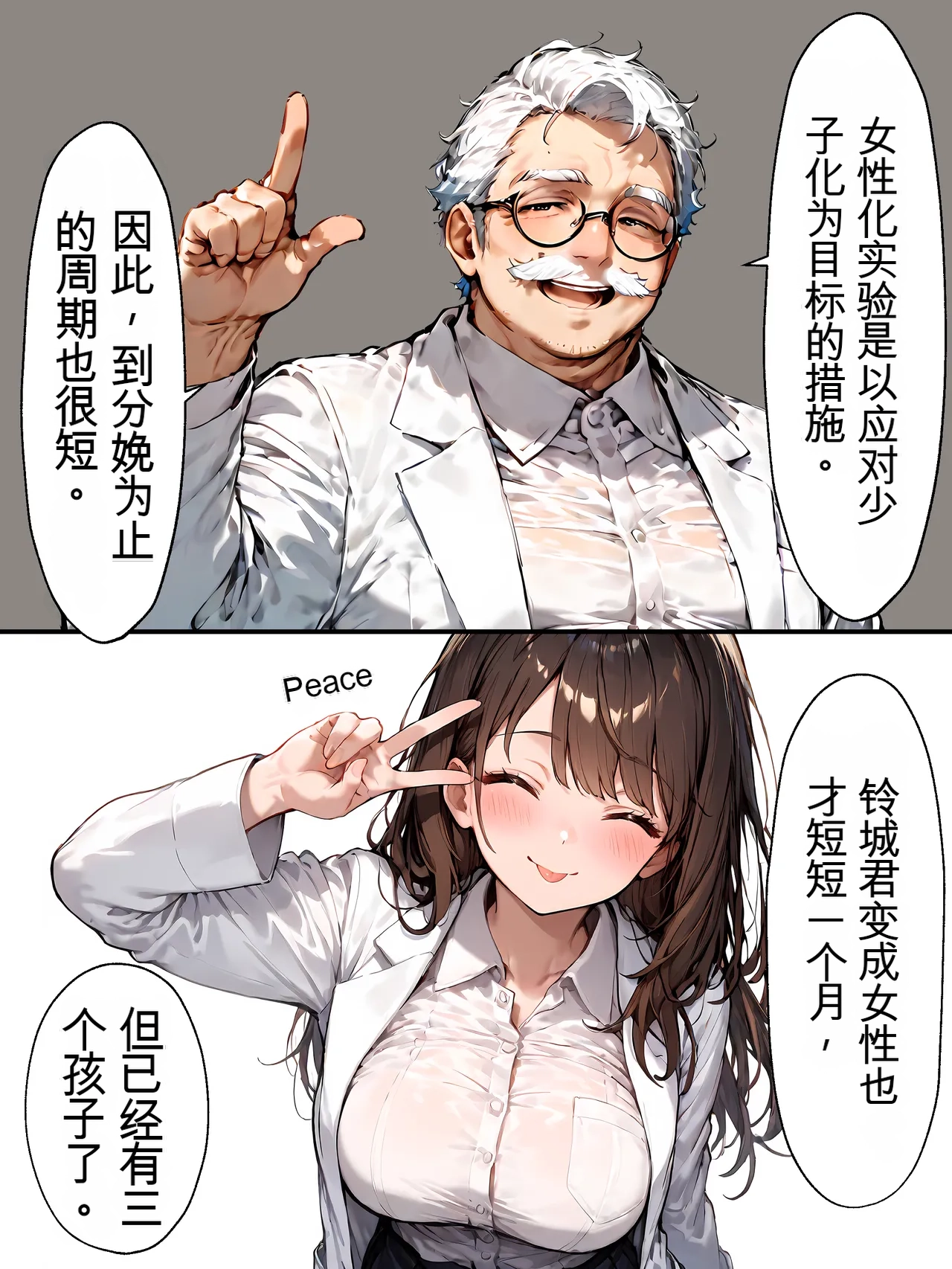 晴天艦 女体化実験メスイキ絶頂強妊娠プログラム - Image 179