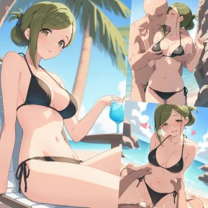 七草はづき 水着 日焼け Thumbnail