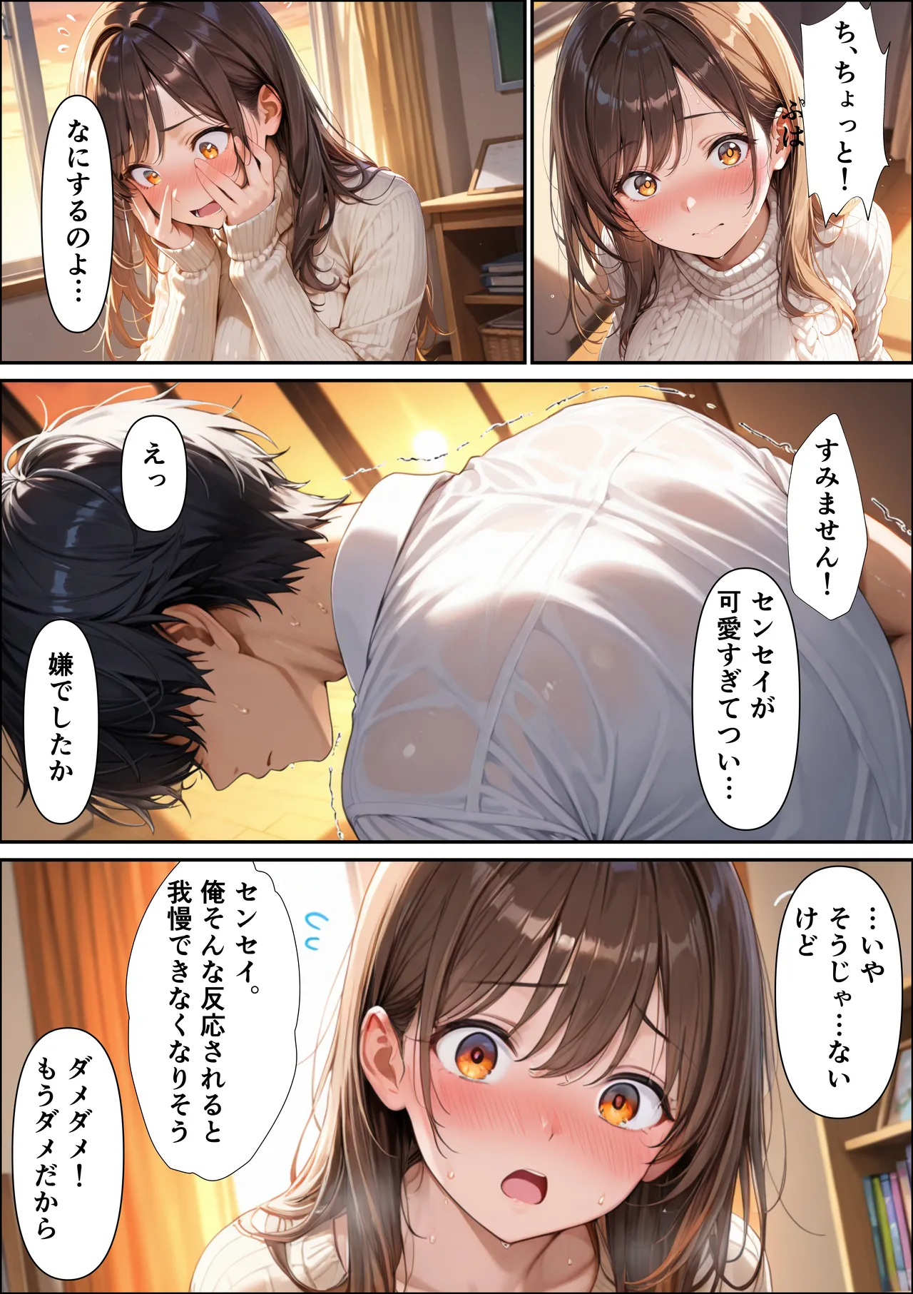 ちぐはぐくりえいと 品行方正な女教師が下品にヨガり散らかすまで - Image 14