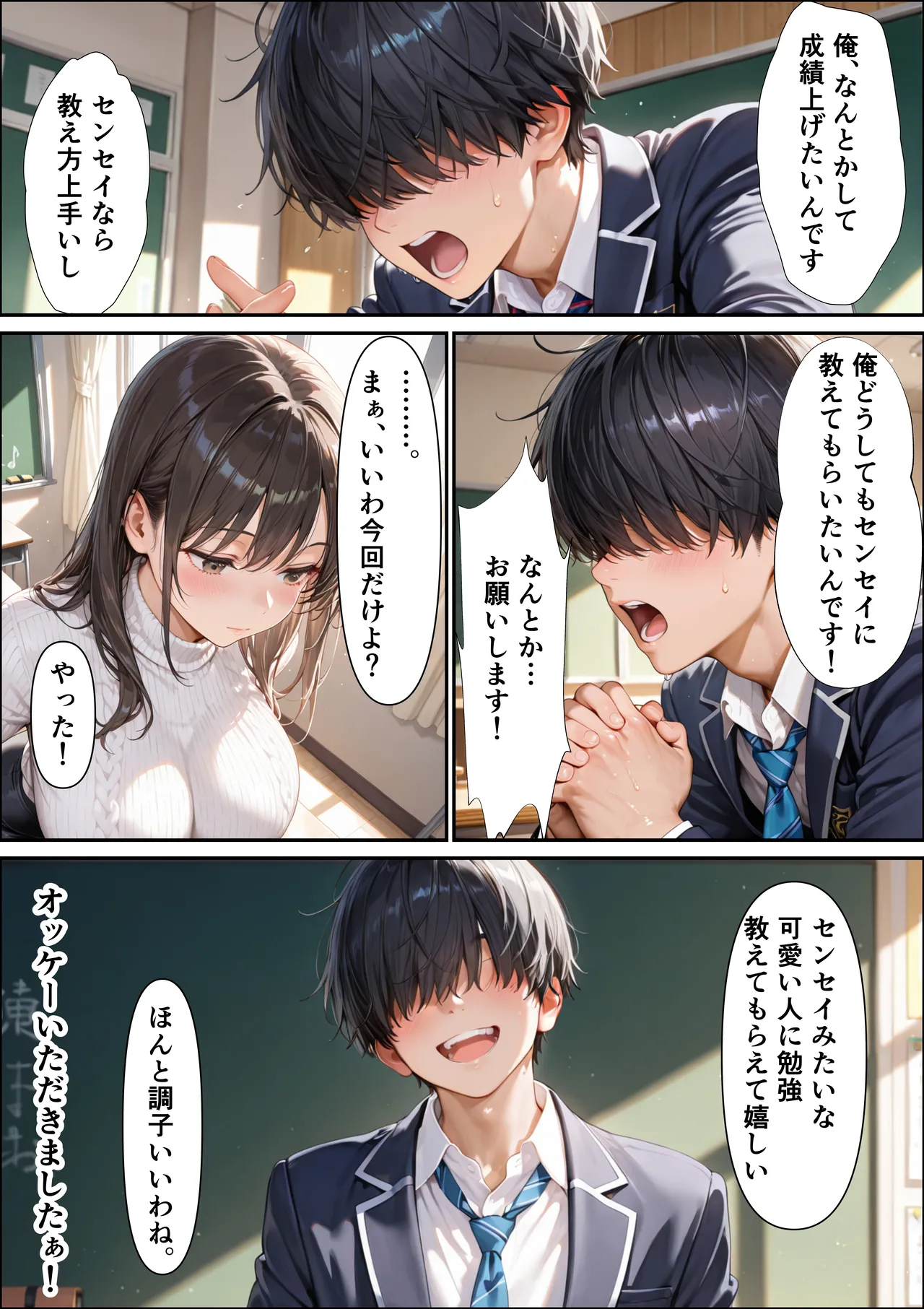 ちぐはぐくりえいと 品行方正な女教師が下品にヨガり散らかすまで - Image 8