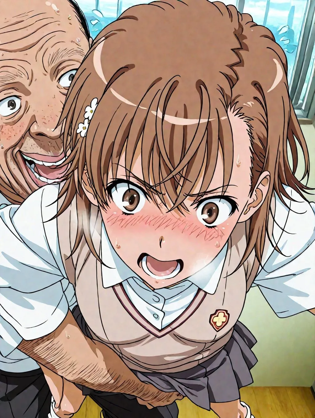 とる科学の超電磁砲御美琴は初めて触られたセクハラ教師に恋 - Image 28