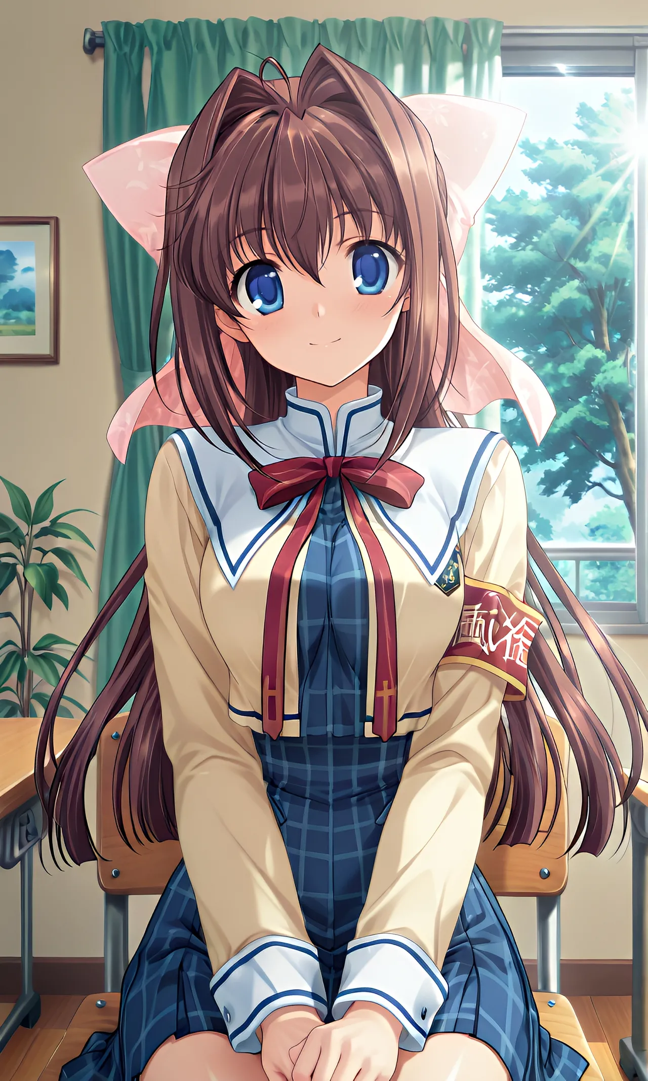 朝倉音姫ちゃんの生徒会室で一人えっち - Image 2