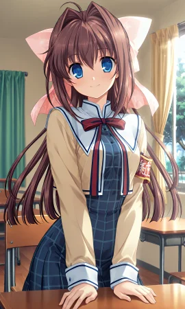 朝倉音姫ちゃんの生徒会室で一人えっち
