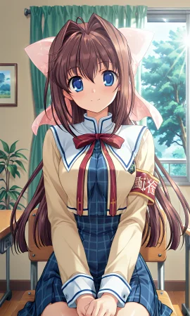 朝倉音姫ちゃんの生徒会室で一人えっち - Page 2