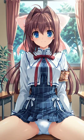 朝倉音姫ちゃんの生徒会室で一人えっち - Page 3