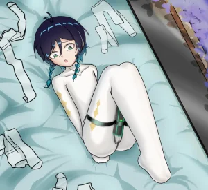 画龙小末的施雨 温迪的白丝全包 温迪的白丝全包飞机杯搾精篇 - Page 20