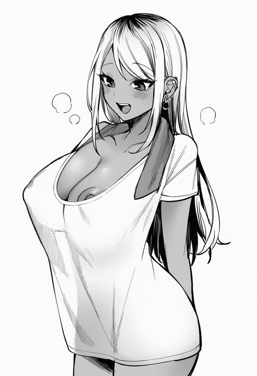 マカロン 深夜コンビニで声をかけてきた黒ギャルが図々しく家に居座ってきたけど最高だった件 オリジナル - Image 55