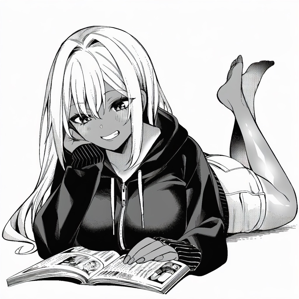 マカロン 深夜コンビニで声をかけてきた黒ギャルが図々しく家に居座ってきたけど最高だった件 オリジナル - Image 85