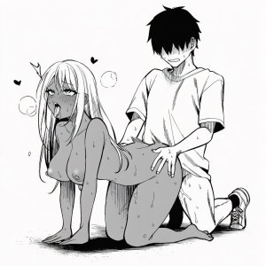 マカロン 深夜コンビニで声をかけてきた黒ギャルが図々しく家に居座ってきたけど最高だった件 オリジナル - Page 47