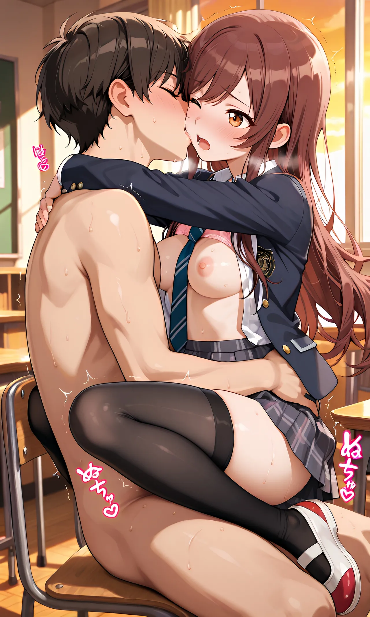 大崎甘奈ちゃんのクラスでふたりエッチ - Image 71