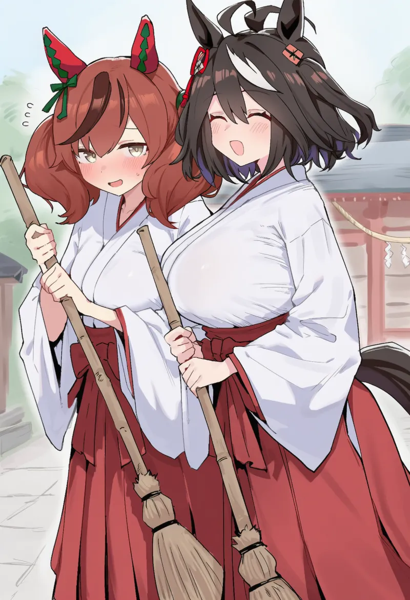 盛りてん巫女さんの裏仕事ナイスネイチャ - Image 1