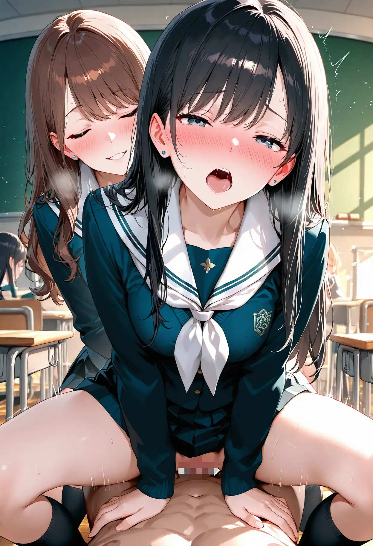 はちみつ堂 クラスメイトの一軍女子たちによる童貞狩り狙ったモノは食い尽くす - Image 54