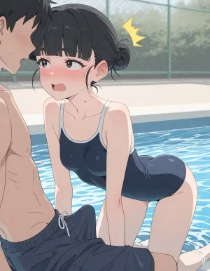 プールで天愛星の水着姿に勃起してしまって - Page 5