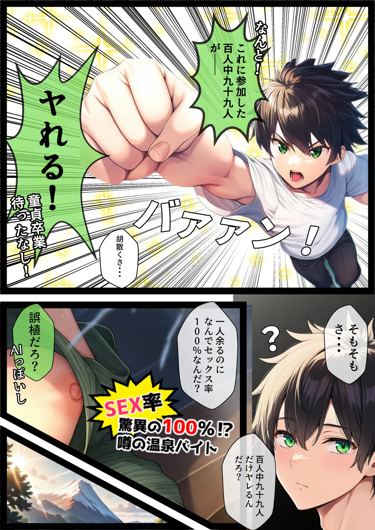 でも愛はある 湯けむり種付け輪旅館女になった俺バイト先の野郎どもに子宮奥ガン突きされ完全メス堕ち - Image 7