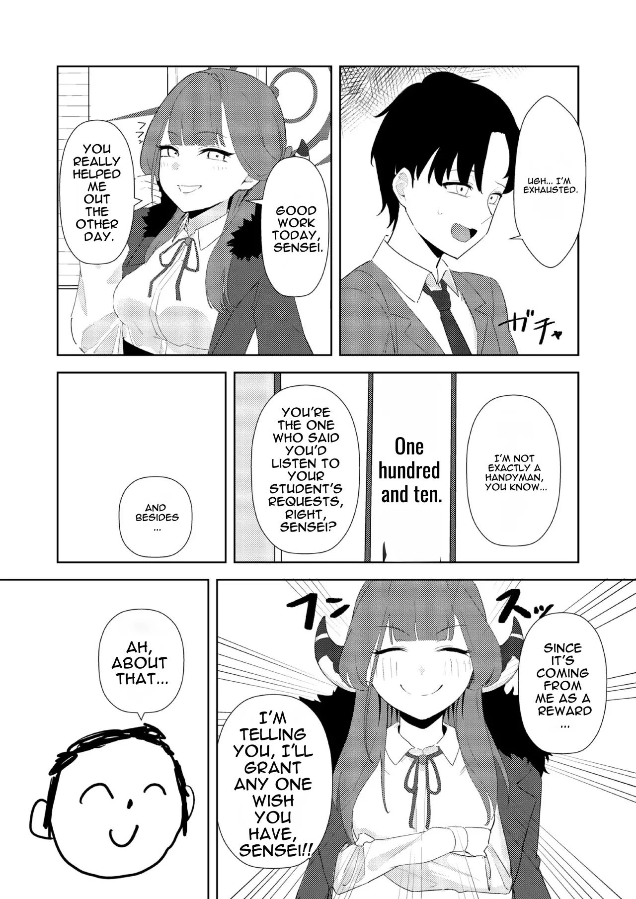 gallium wear Masami Atabe Rikuhachima Shachou to Himitsu no Keiyaku - secret contract Blue Archive Digital English - Image 3