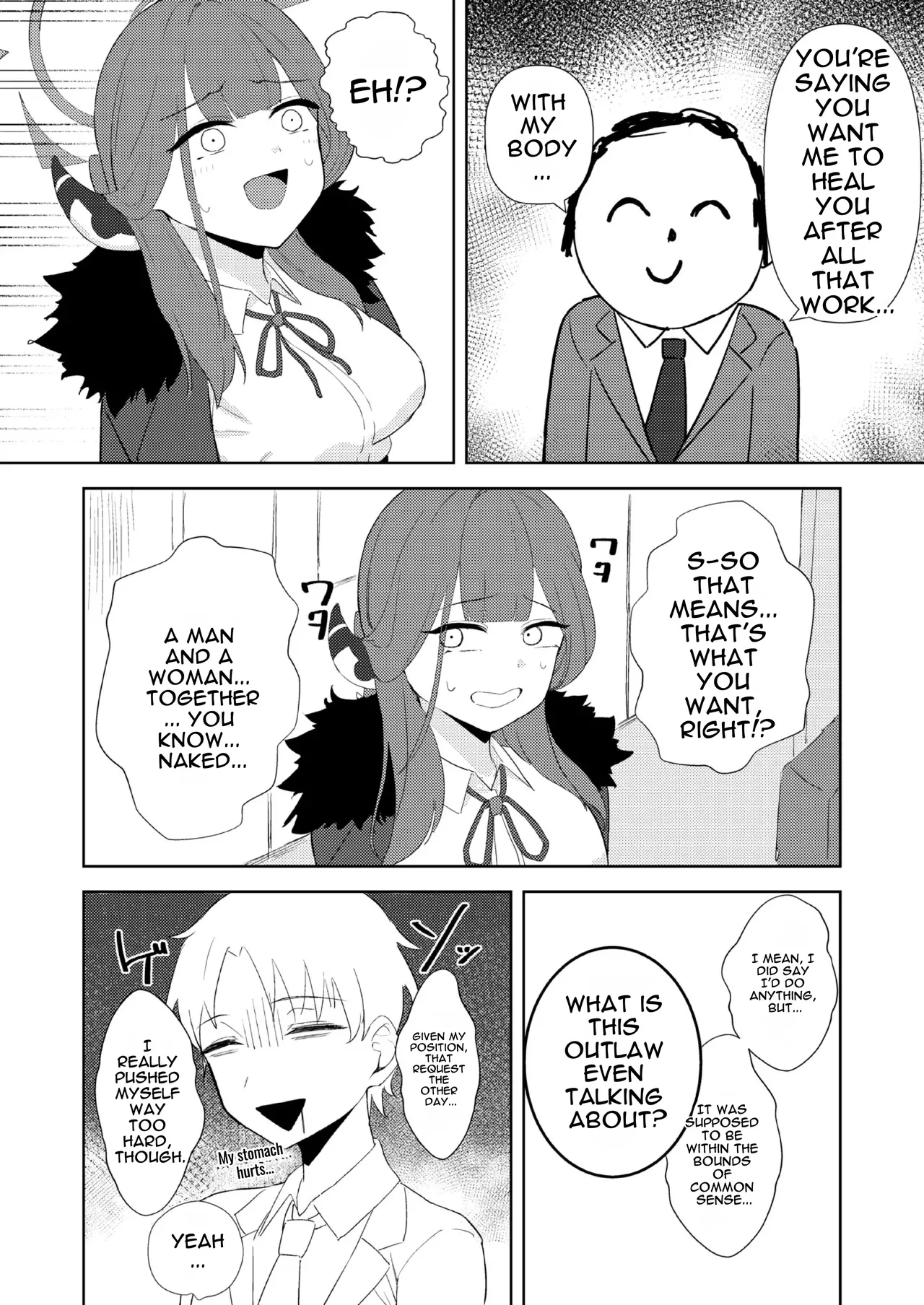 gallium wear Masami Atabe Rikuhachima Shachou to Himitsu no Keiyaku - secret contract Blue Archive Digital English - Image 4