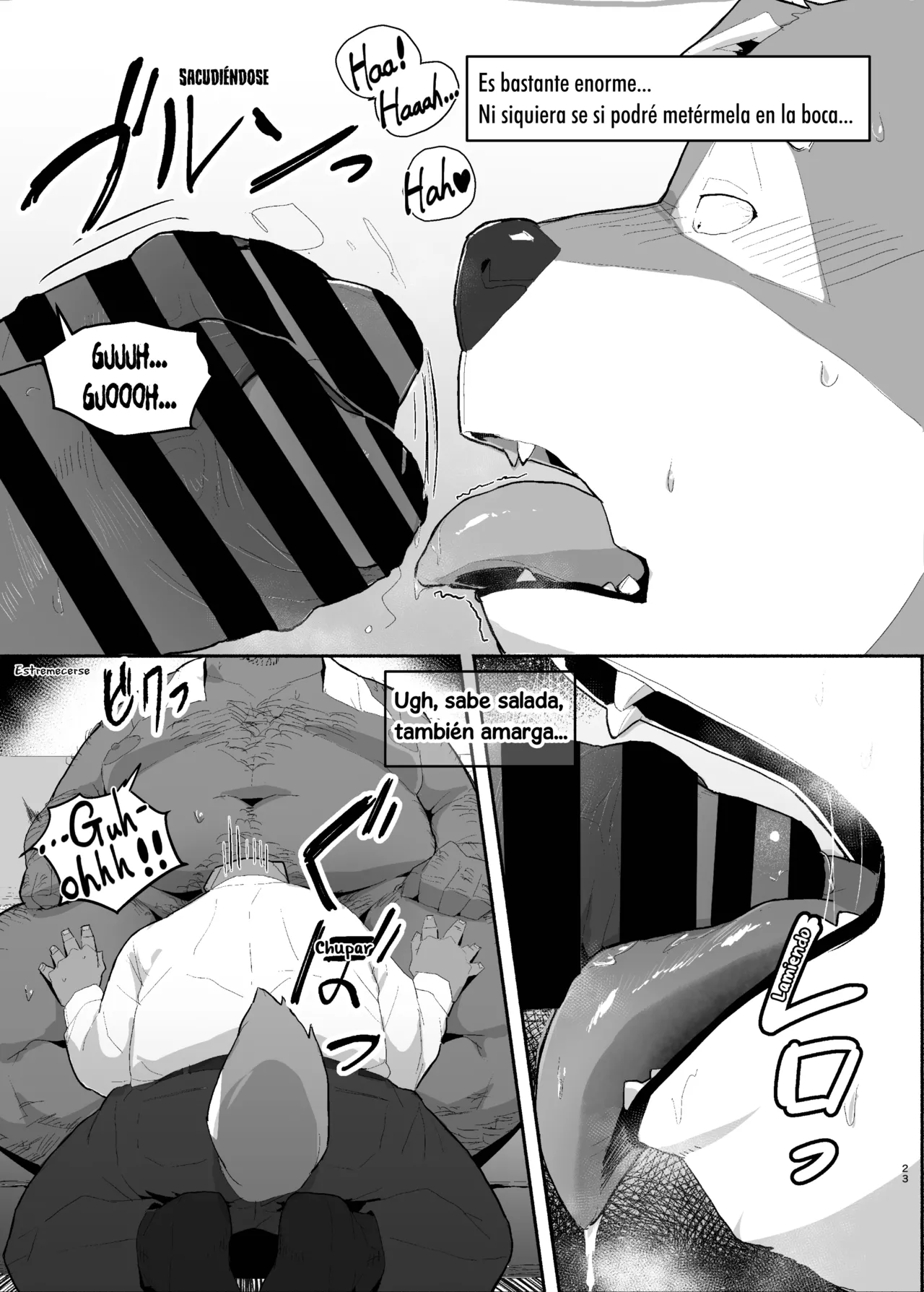 Gattan Gottan Gatta Quiero Verle Sus Partes a mi Apestoso Jefe Jabalí Maduro Español Digital - Image 21