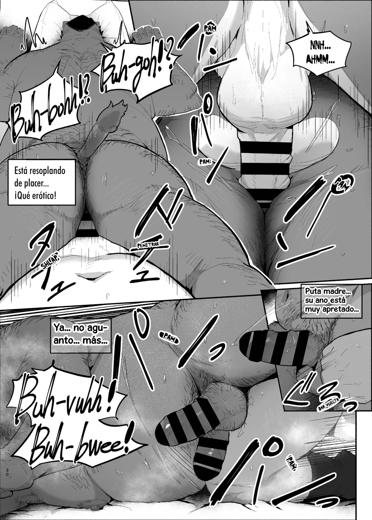 Gattan Gottan Gatta Quiero Verle Sus Partes a mi Apestoso Jefe Jabalí Maduro Español Digital - Image 28