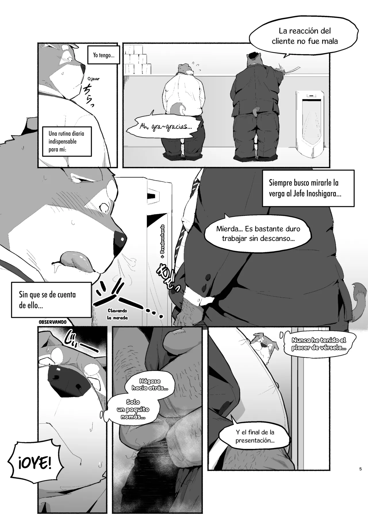 Gattan Gottan Gatta Quiero Verle Sus Partes a mi Apestoso Jefe Jabalí Maduro Español Digital - Image 3