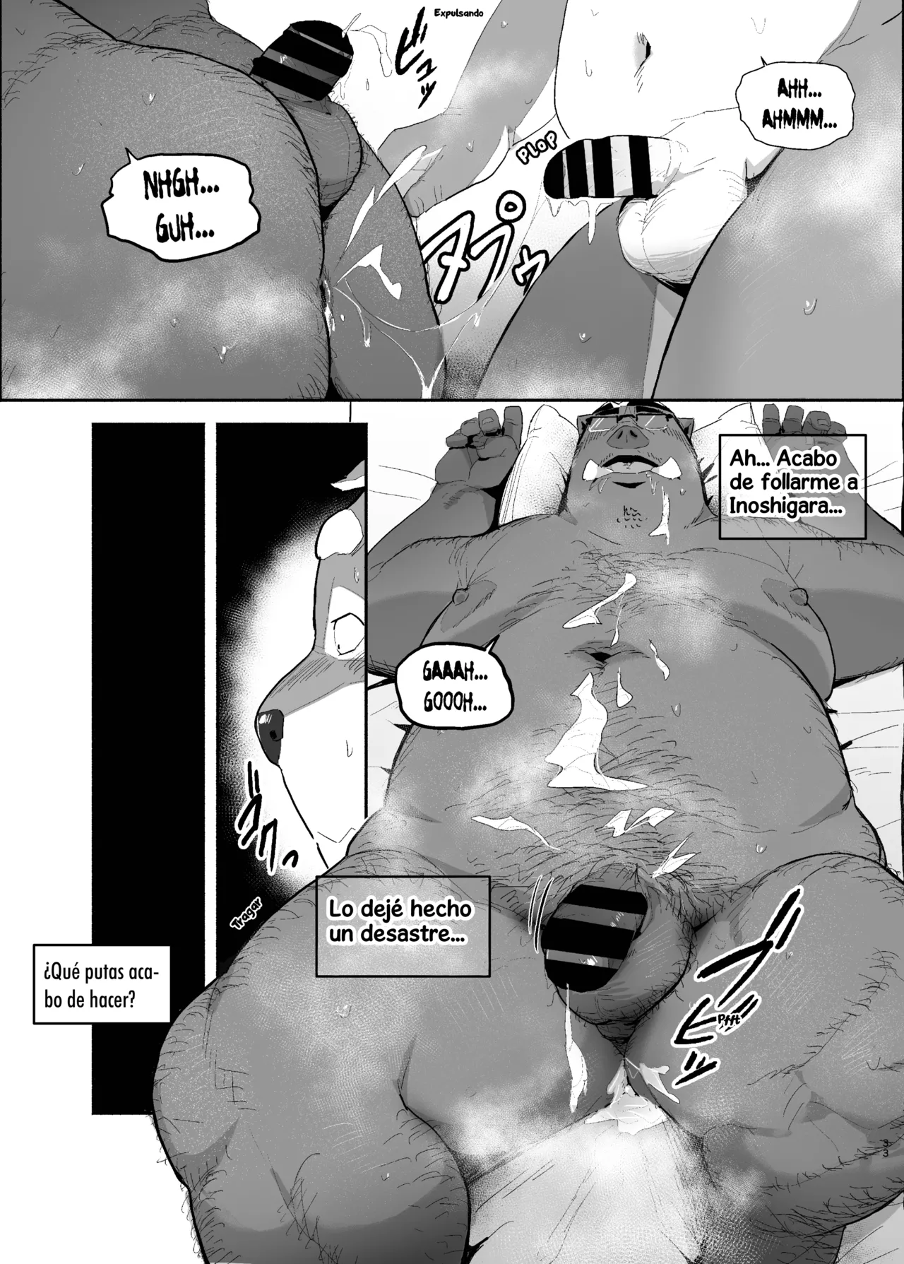 Gattan Gottan Gatta Quiero Verle Sus Partes a mi Apestoso Jefe Jabalí Maduro Español Digital - Image 31