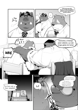 Gattan Gottan Gatta Quiero Verle Sus Partes a mi Apestoso Jefe Jabalí Maduro Español Digital - Page 9