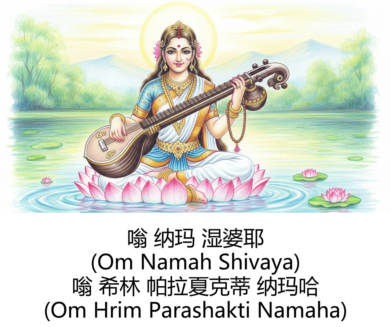 -Gen Divine Visions Hindu Goddesses Collection Durga, Saraswati, Kaliand Shivas Great Illusion Art - Image 11