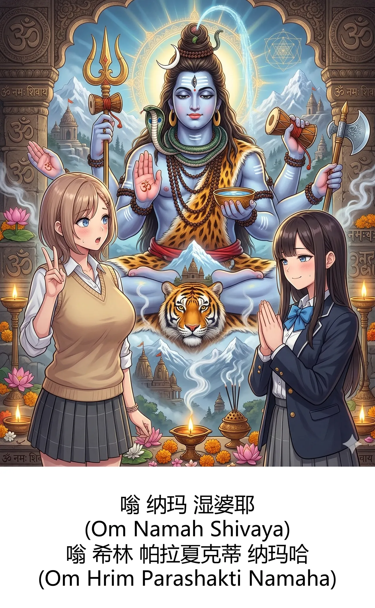 -Gen Divine Visions Hindu Goddesses Collection Durga, Saraswati, Kaliand Shivas Great Illusion Art - Image 38