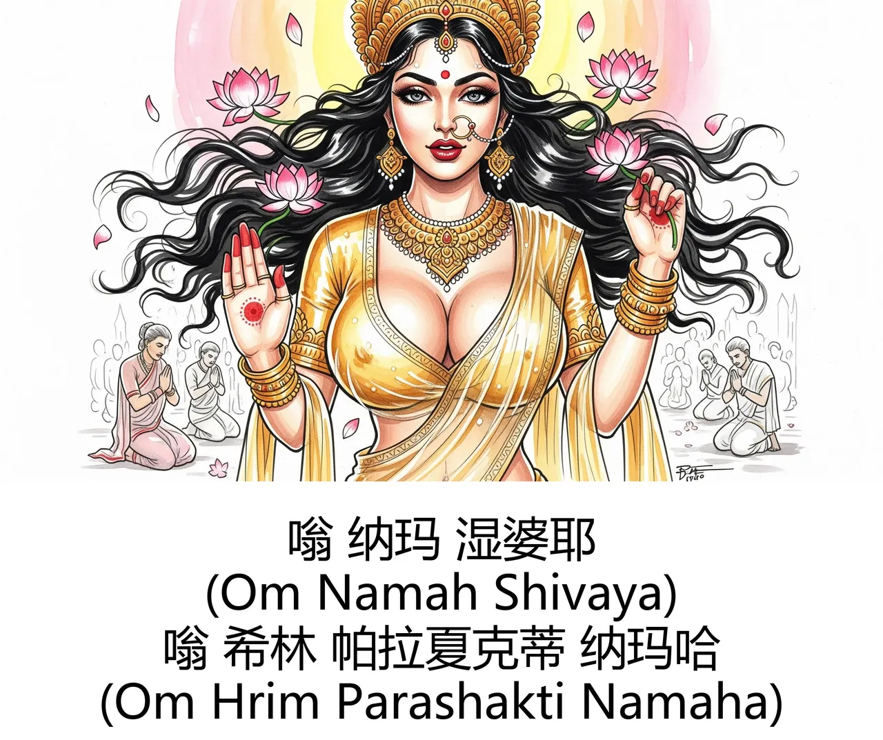 -Gen Divine Visions Hindu Goddesses Collection Durga, Saraswati, Kaliand Shivas Great Illusion Art - Image 51