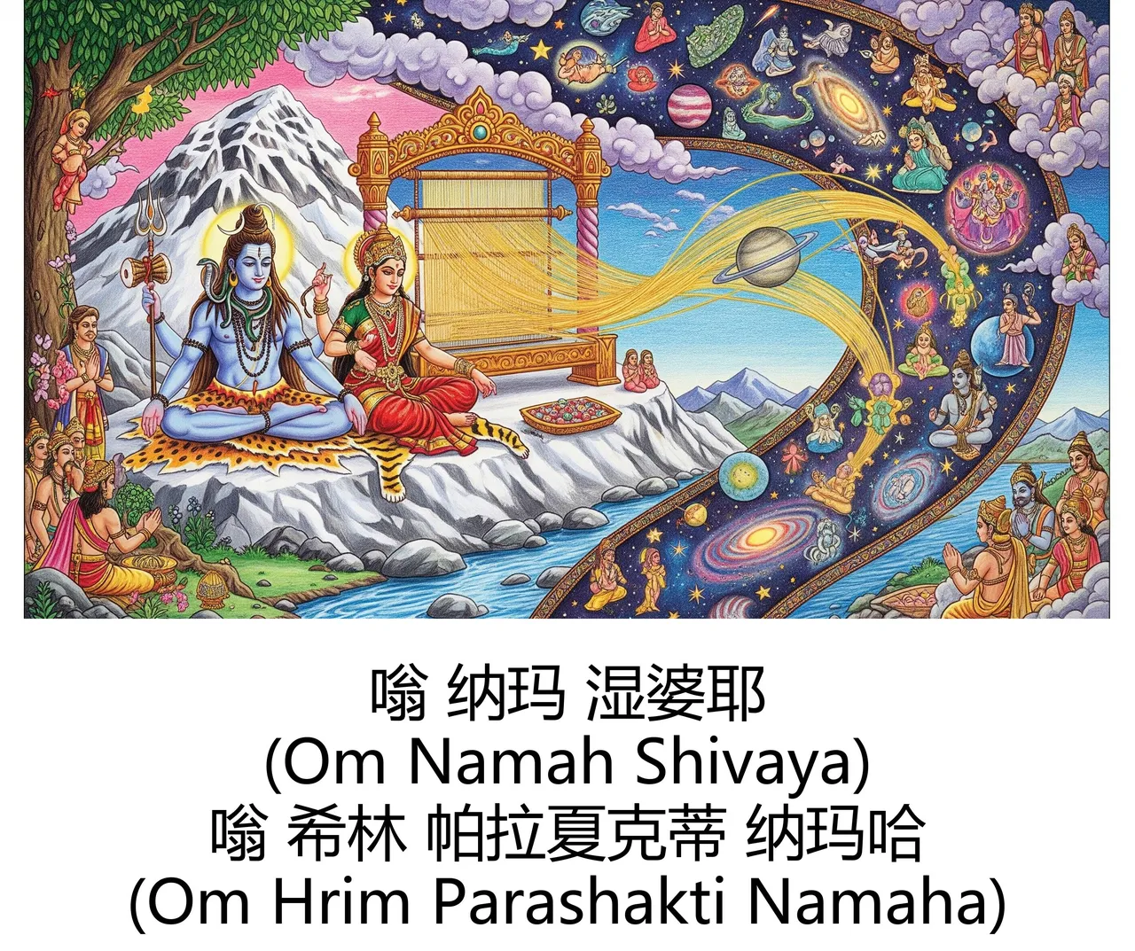 -Gen Divine Visions Hindu Goddesses Collection Durga, Saraswati, Kaliand Shivas Great Illusion Art - Image 58