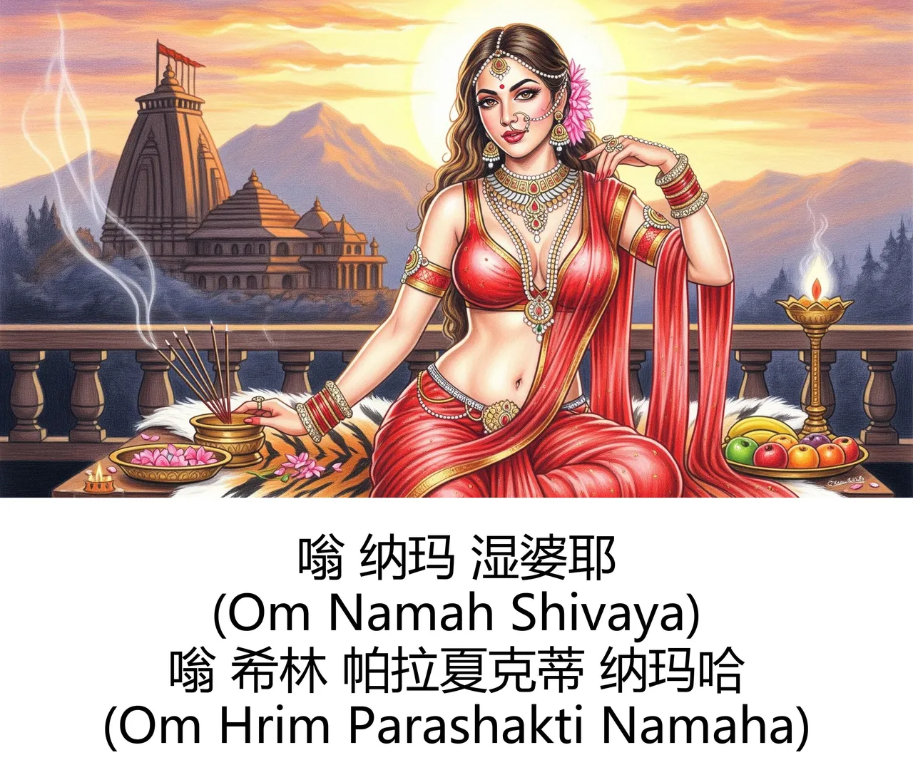 -Gen Divine Visions Hindu Goddesses Collection Durga, Saraswati, Kaliand Shivas Great Illusion Art - Image 61