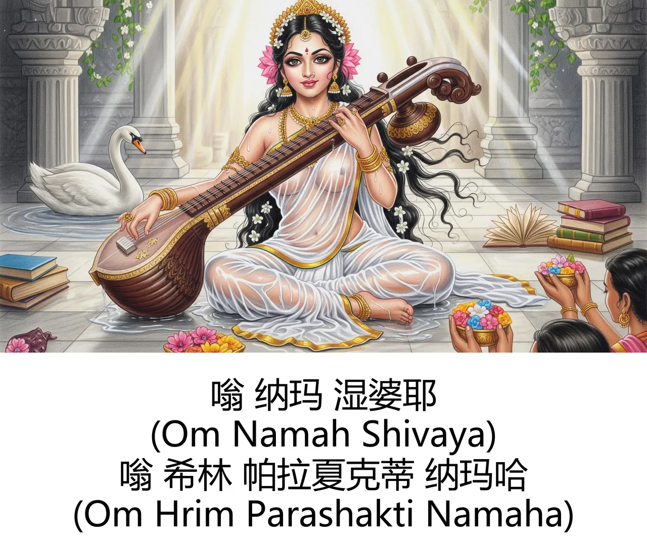 -Gen Divine Visions Hindu Goddesses Collection Durga, Saraswati, Kaliand Shivas Great Illusion Art - Image 63