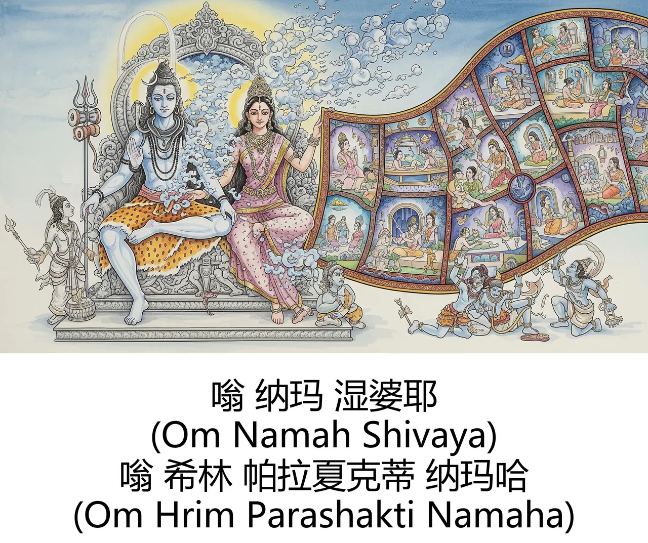 -Gen Divine Visions Hindu Goddesses Collection Durga, Saraswati, Kaliand Shivas Great Illusion Art - Image 86