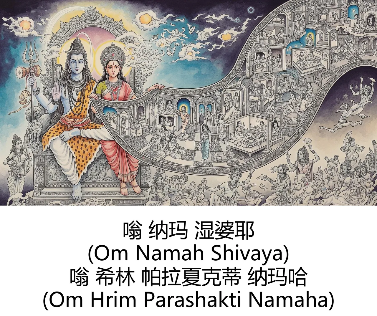 -Gen Divine Visions Hindu Goddesses Collection Durga, Saraswati, Kaliand Shivas Great Illusion Art - Image 87