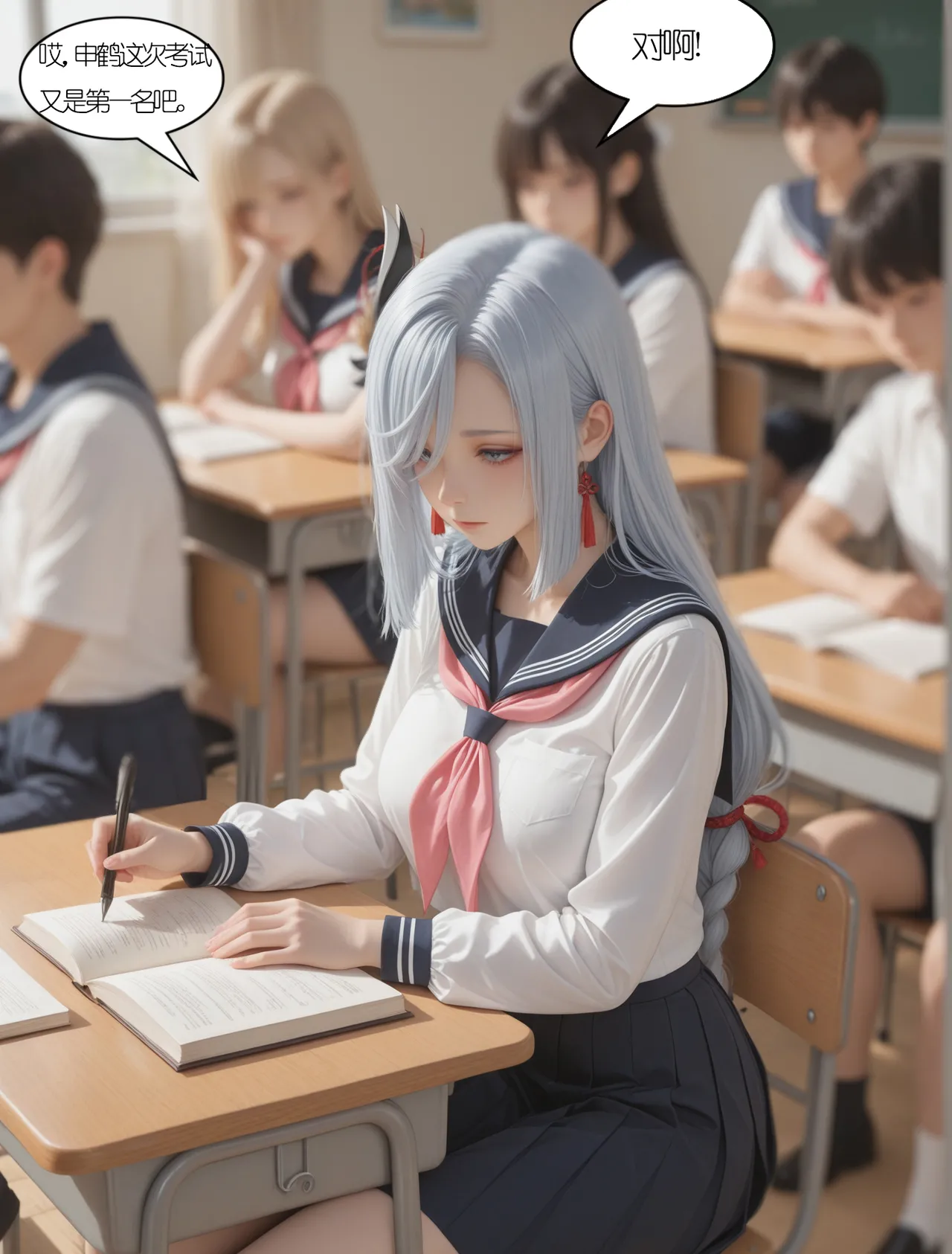 原神Genshin Impact-申鹤的堕落-5The Fall of Shenhe 5AI - Image 72