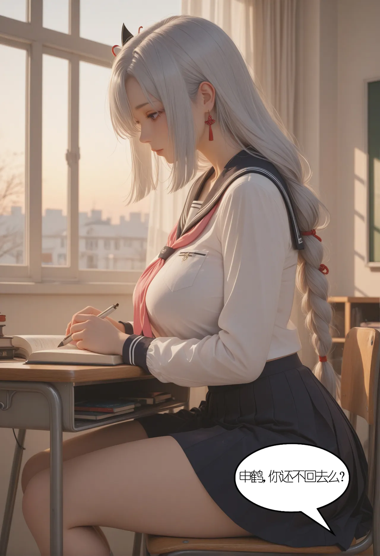 原神Genshin Impact-申鹤的堕落-5The Fall of Shenhe 5AI - Image 74