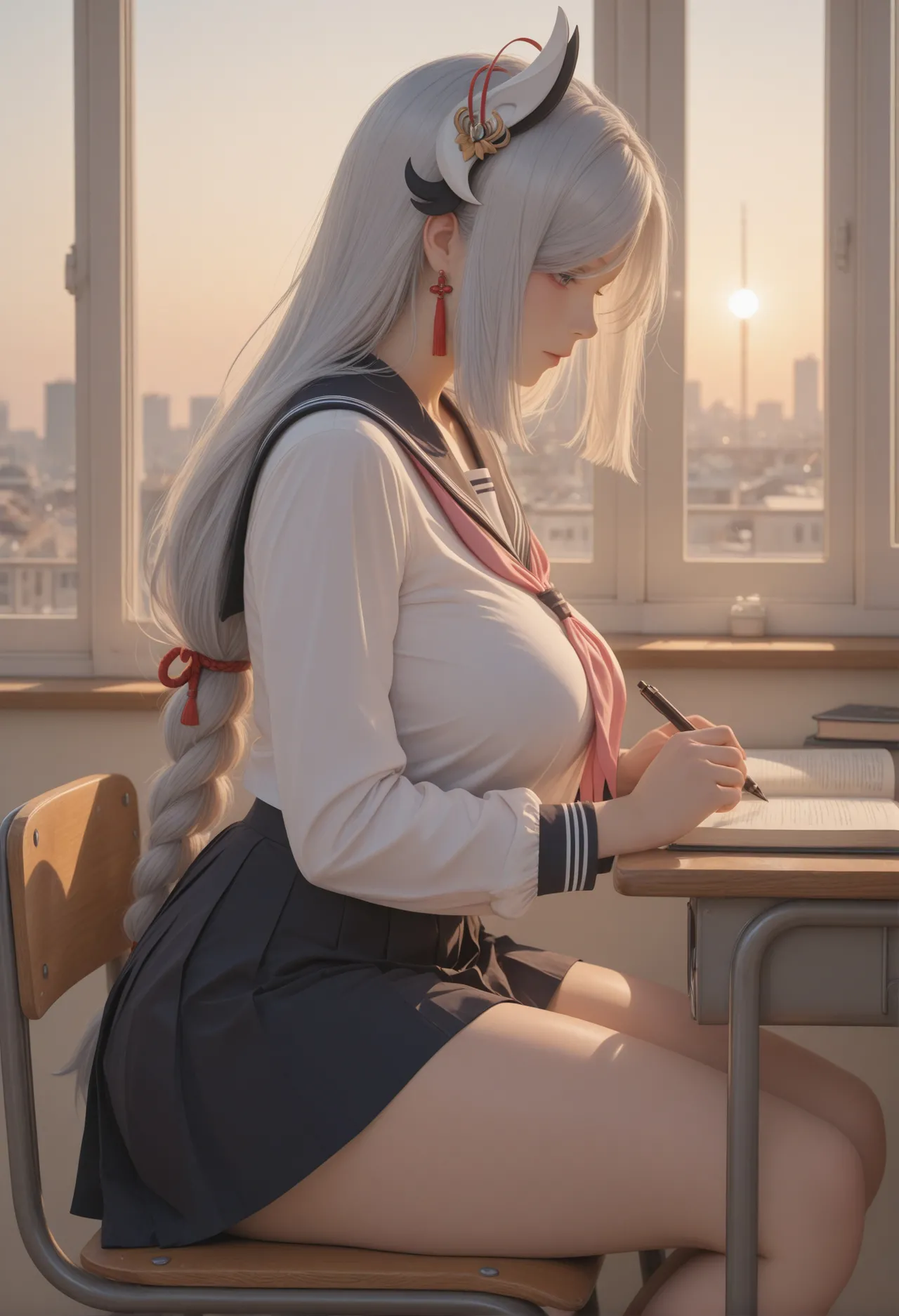 原神Genshin Impact-申鹤的堕落-5The Fall of Shenhe 5AI - Image 77