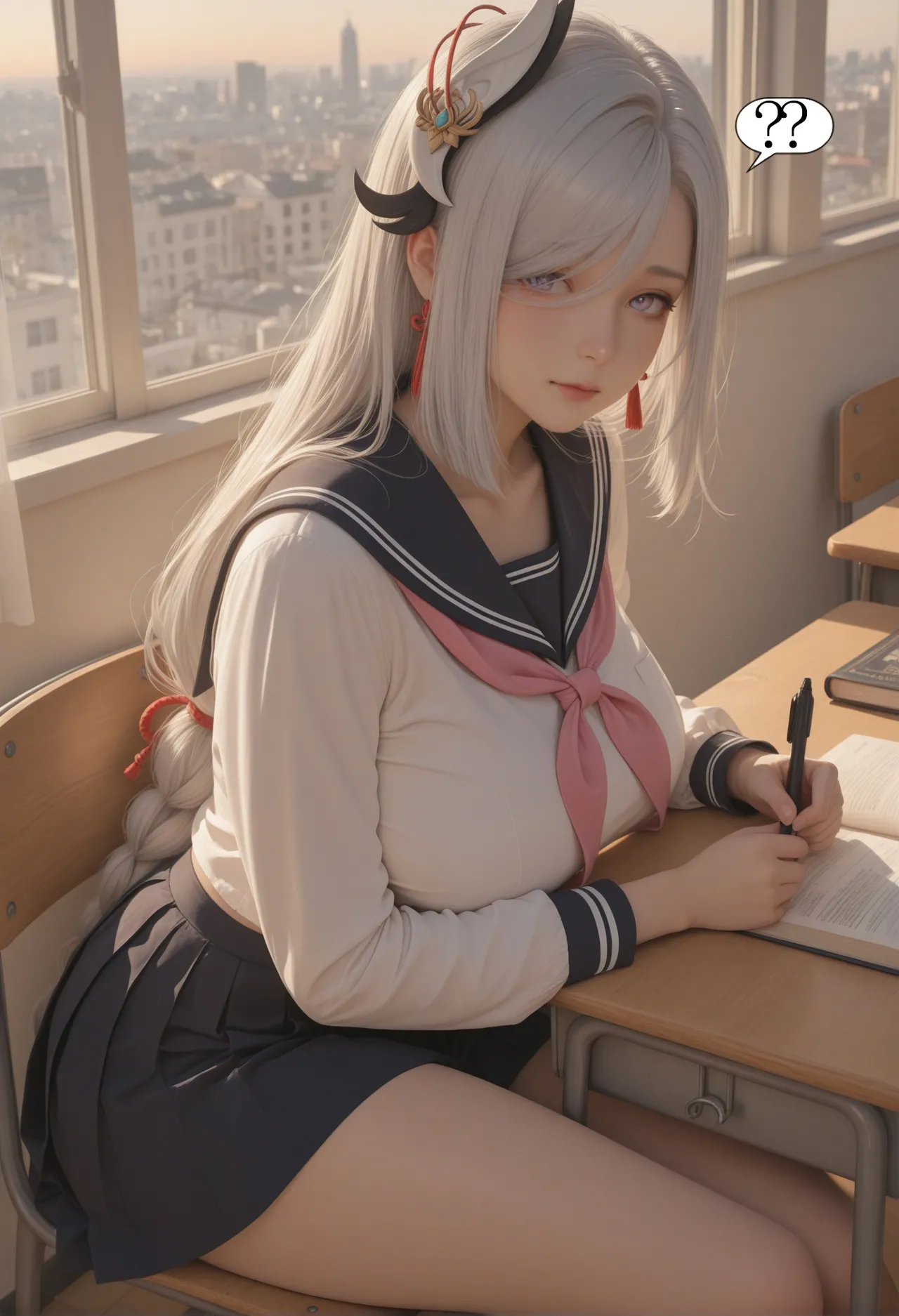 原神Genshin Impact-申鹤的堕落-5The Fall of Shenhe 5AI - Image 78