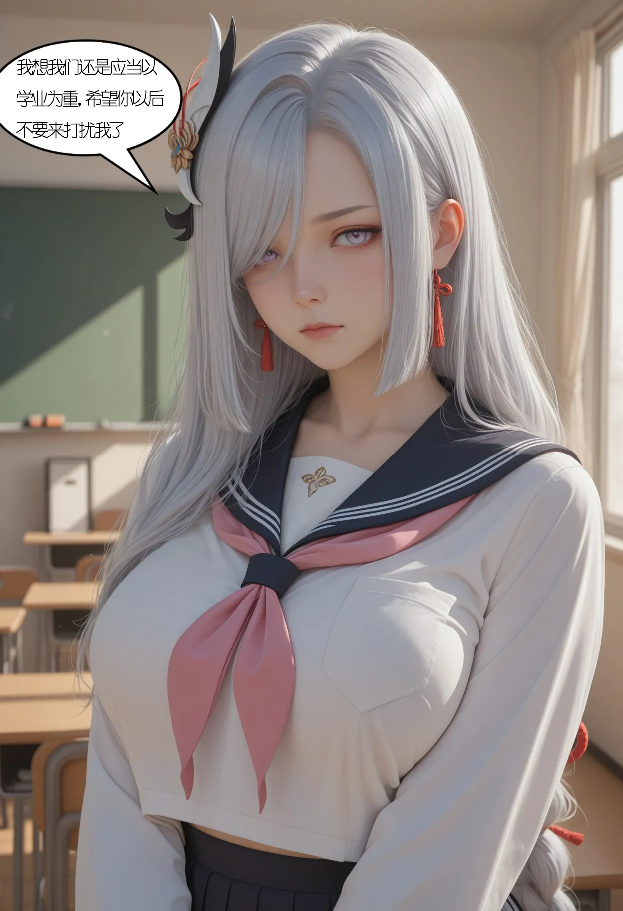 原神Genshin Impact-申鹤的堕落-5The Fall of Shenhe 5AI - Image 82