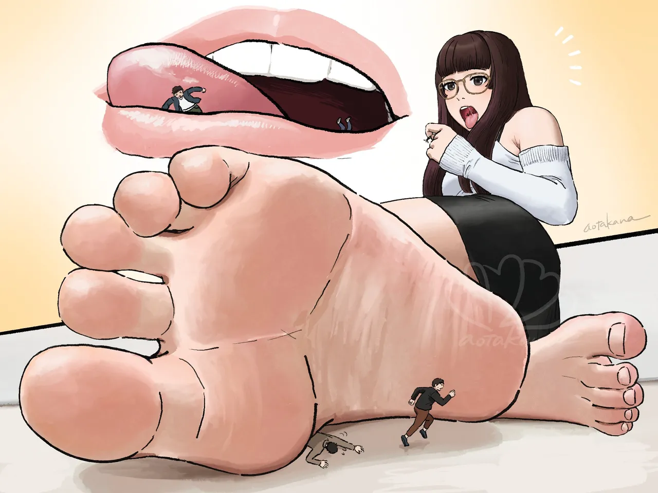 Giantess Beatrice Twitter Gallery only drawings - Image 54