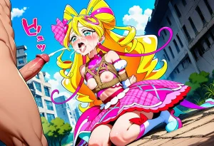 goldnotakashi Cure Idols Defeat - Page 319