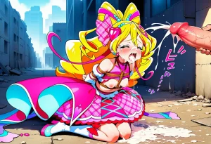 goldnotakashi Cure Idols Defeat - Page 322