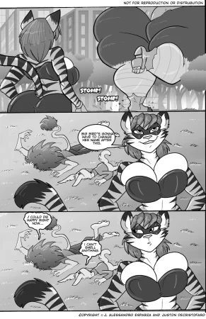 GreyofPTA Attack of the 50 foot WolfetteBindi vs. Busty Bird pt. 2 - Page 12