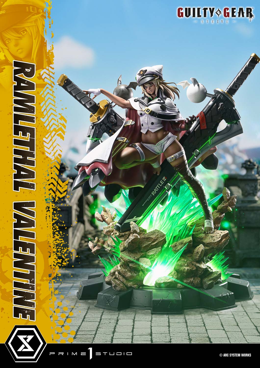 GUILTY GEAR -STRIVE- RAMLETHAL VALENTINE 14 Scale Figure - Prime 1 Studio Statue Ultimate Premium Masterline Collection - Image 11