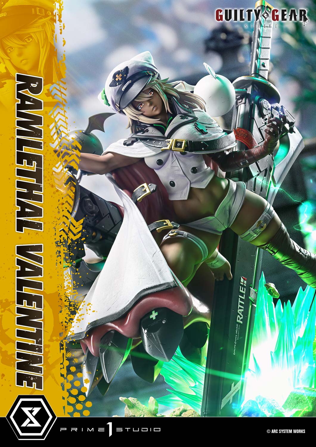 GUILTY GEAR -STRIVE- RAMLETHAL VALENTINE 14 Scale Figure - Prime 1 Studio Statue Ultimate Premium Masterline Collection - Image 12