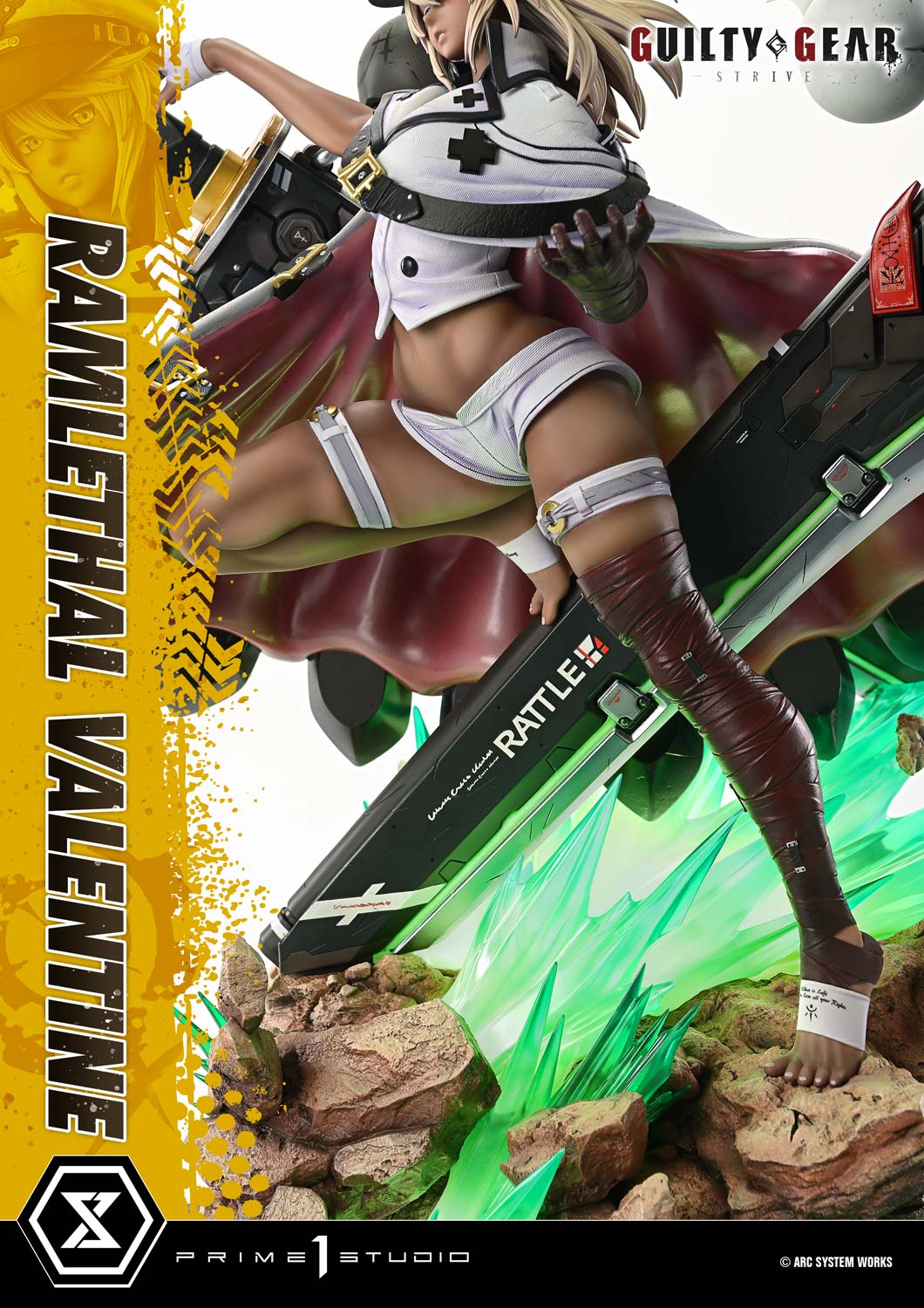 GUILTY GEAR -STRIVE- RAMLETHAL VALENTINE 14 Scale Figure - Prime 1 Studio Statue Ultimate Premium Masterline Collection - Image 16
