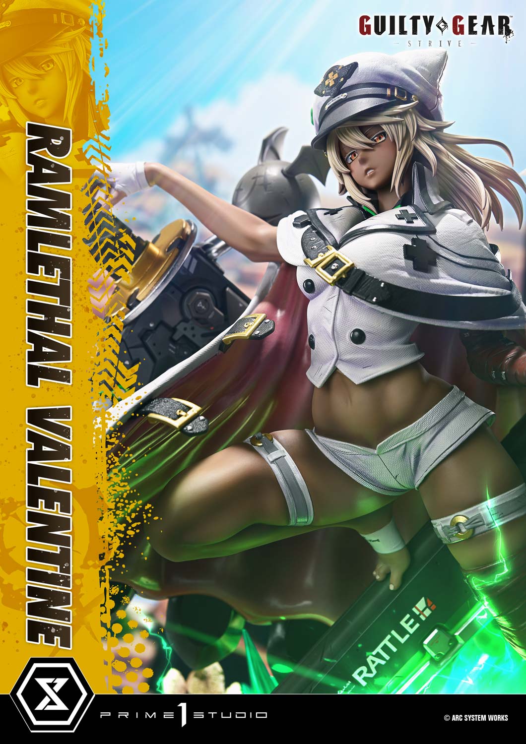 GUILTY GEAR -STRIVE- RAMLETHAL VALENTINE 14 Scale Figure - Prime 1 Studio Statue Ultimate Premium Masterline Collection - Image 25