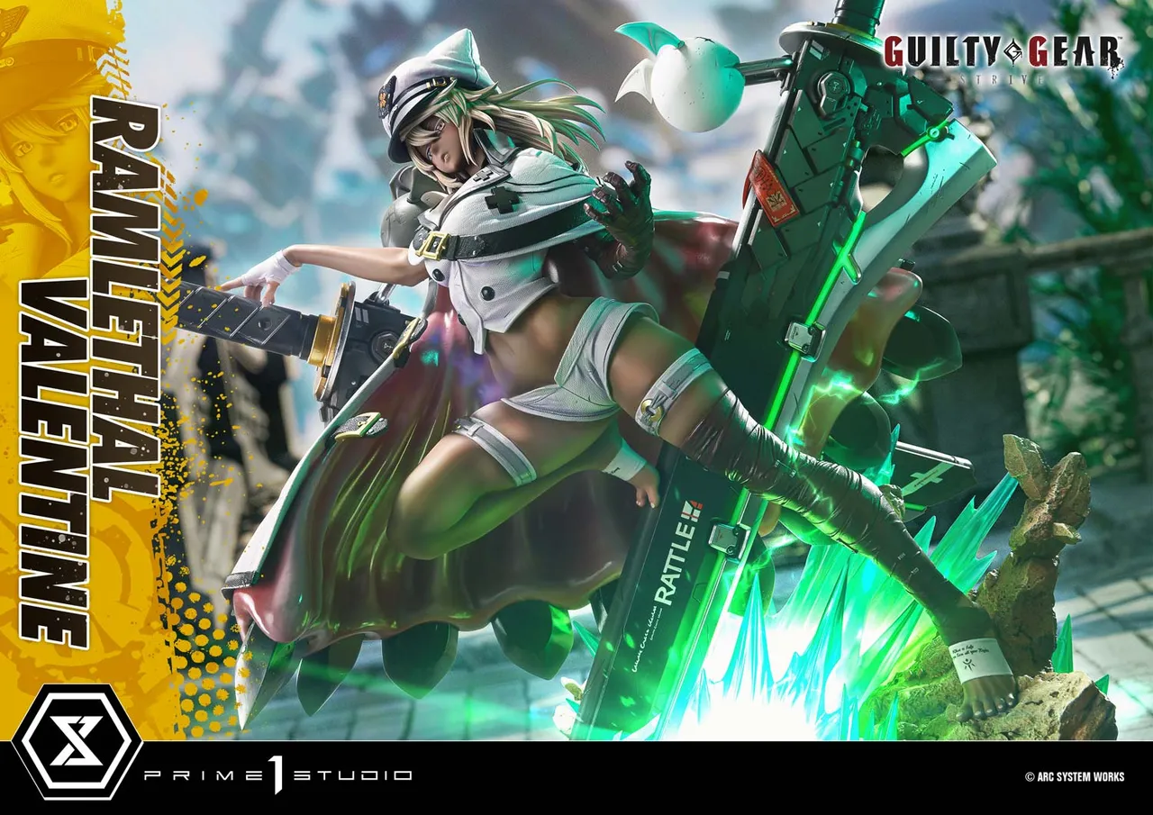 GUILTY GEAR -STRIVE- RAMLETHAL VALENTINE 14 Scale Figure - Prime 1 Studio Statue Ultimate Premium Masterline Collection - Image 31