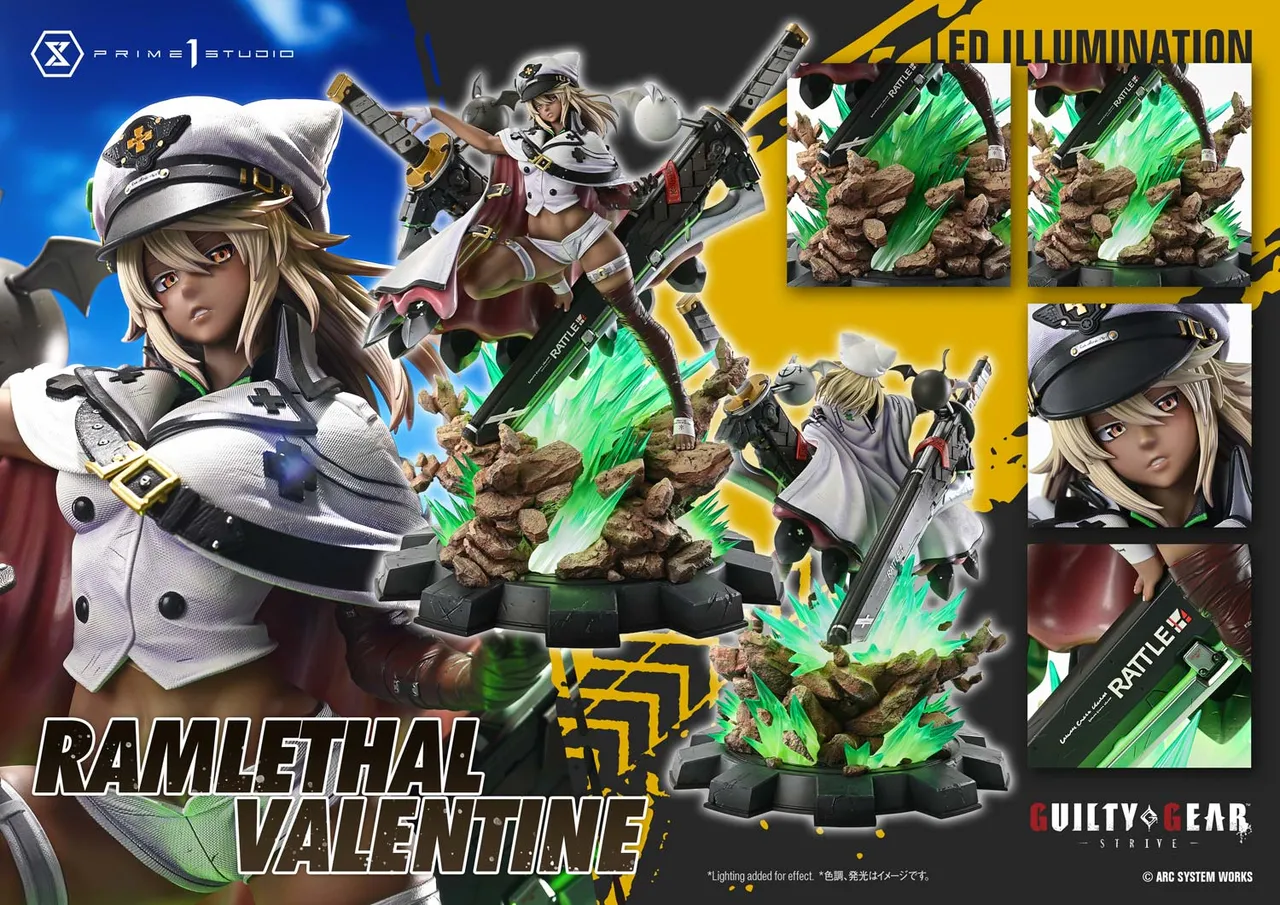 GUILTY GEAR -STRIVE- RAMLETHAL VALENTINE 14 Scale Figure - Prime 1 Studio Statue Ultimate Premium Masterline Collection - Image 4
