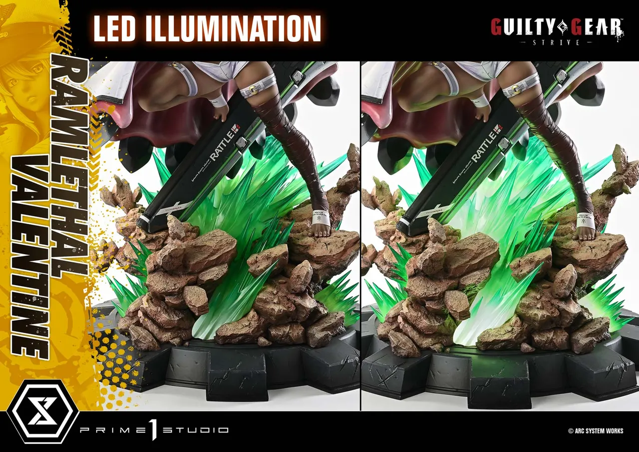 GUILTY GEAR -STRIVE- RAMLETHAL VALENTINE 14 Scale Figure - Prime 1 Studio Statue Ultimate Premium Masterline Collection - Image 5
