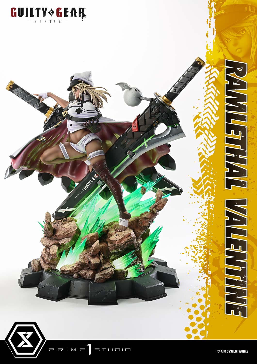GUILTY GEAR -STRIVE- RAMLETHAL VALENTINE 14 Scale Figure - Prime 1 Studio Statue Ultimate Premium Masterline Collection - Image 8